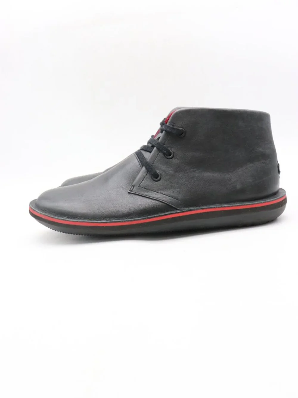 Camper Beetle Men's Size EU 43 Black Leather Ankle Boots Lace Up 36530-008